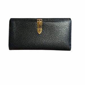 Gucci Bifold Long Wallet with Gold Clasp Unisex
